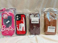 Front view showing all four packaged cases