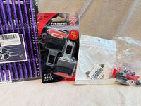 All packaged items together showing contents