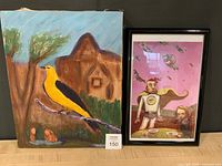 Both artworks side by side for scale and comparison