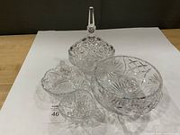 Group shot of all four crystal pieces