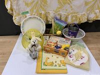 Overview of all items laid out together