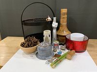 Entire assortment of decorative items arranged together