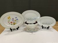 Group shot of all five pieces