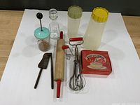 All items arranged together on tabletop