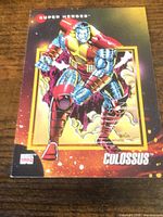 Colossus 1992 Super Heroes trading card
