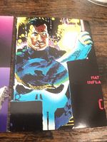 Punisher card close-up showing character artwork