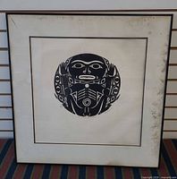 Full framed print showing image and frame