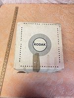 Top view of Kodak branded box showing wear