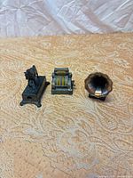 Three novelty pencil sharpeners group shot