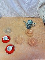 Full lot overview on table