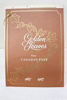 Front cover of "Golden Leaves from Canada's Past" softcover book