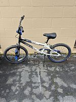 Full left side view of BMX bike