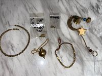 All items laid out on surface