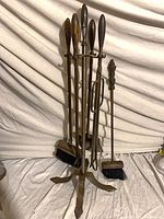 Full view of stand with tools and separate match holder