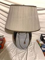 Lamp with shade showing overall appearance