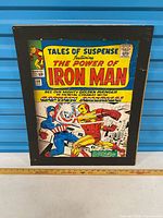 Front view of framed Marvel Tales of Suspense #58 cover reproduction
