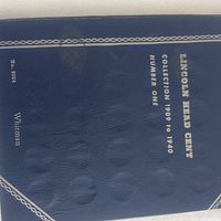 Front cover of Whitman Lincoln Head Cent Collection folder