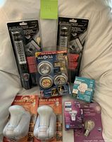 All packaged lights arranged together
