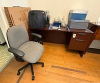 Desk and chair overview
