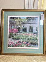 Front view of framed print