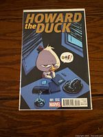 Front cover of Howard The Duck #1 variant comic in bag