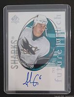 Front of Josh Gorges Future Watch autograph card in holder