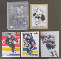 Group shot of all five Zigmund Palffy cards