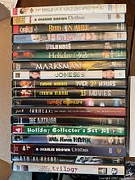 Full stack of all DVD cases