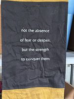 Middle section quote text