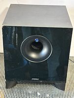 Front view showing cabinet, port and Energy logo