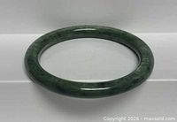 overall view of green jadeite bangle