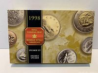 Outer cardboard sleeve showing 1998 RCM Specimen Set graphics