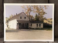 Front view of one sample print showing Douglas Lake General Store building