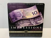Front of boxed collector set showing title 1986-2001 Lasting Impressions