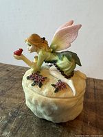 Full view of fairy trinket box closed