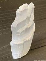Full view of selenite tower showing size, form, and natural edges