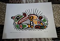 Full view of print showing complete artwork