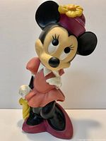 Front view of Minnie Mouse coin bank