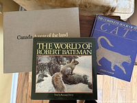 All three hardcover books front covers visible