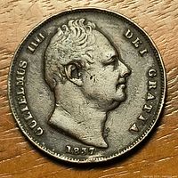 Obverse showing bust, legend and date