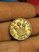 Reverse showing thrift plant design and 1945 date