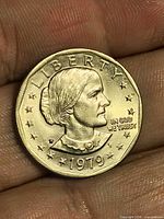Obverse showing Susan B. Anthony portrait, year 1979