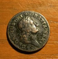 Obverse bust of King George I facing right