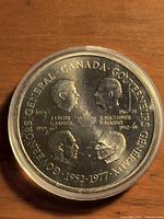 Obverse with Governors General portraits and inscriptions