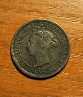 Obverse showing Queen Victoria portrait and inscriptions