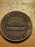 Obverse of medallion showing inscriptions and design