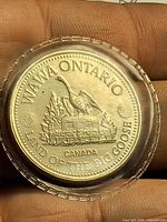 Obverse showing Wawa Ontario Land of the Big Goose design
