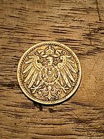 Obverse showing detailed imperial eagle