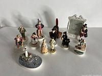 Group shot of all 11 Sebastian Studio miniatures