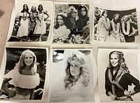 All six prints laid out to show subjects and condition